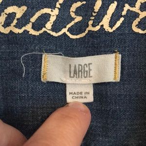 Madewell Tops - Madewell Denim Shirt - L Madewell Tops - Madewell Denim Shirt - L